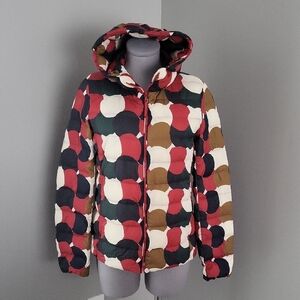 Marimekko X Uniqlo Ulta Light Down Puffer Jacket - Multi Colour Abstract Print